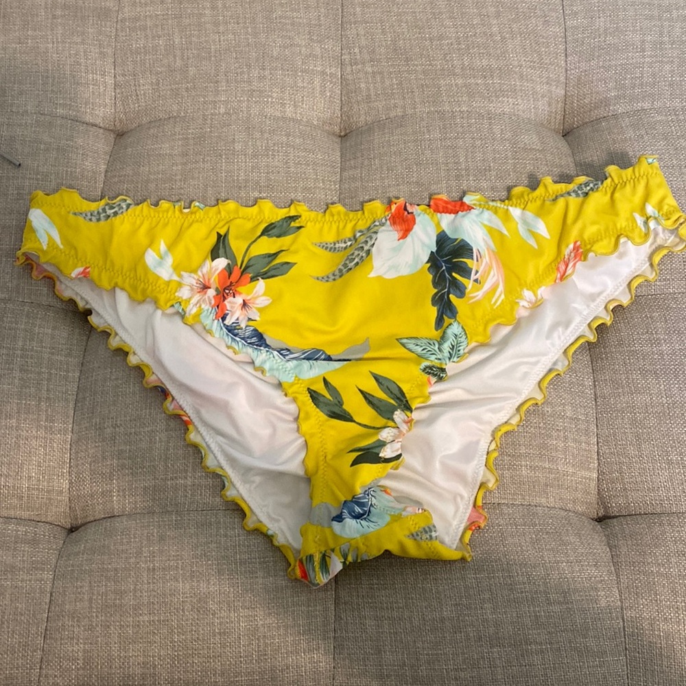 floral bathing suit bottoms